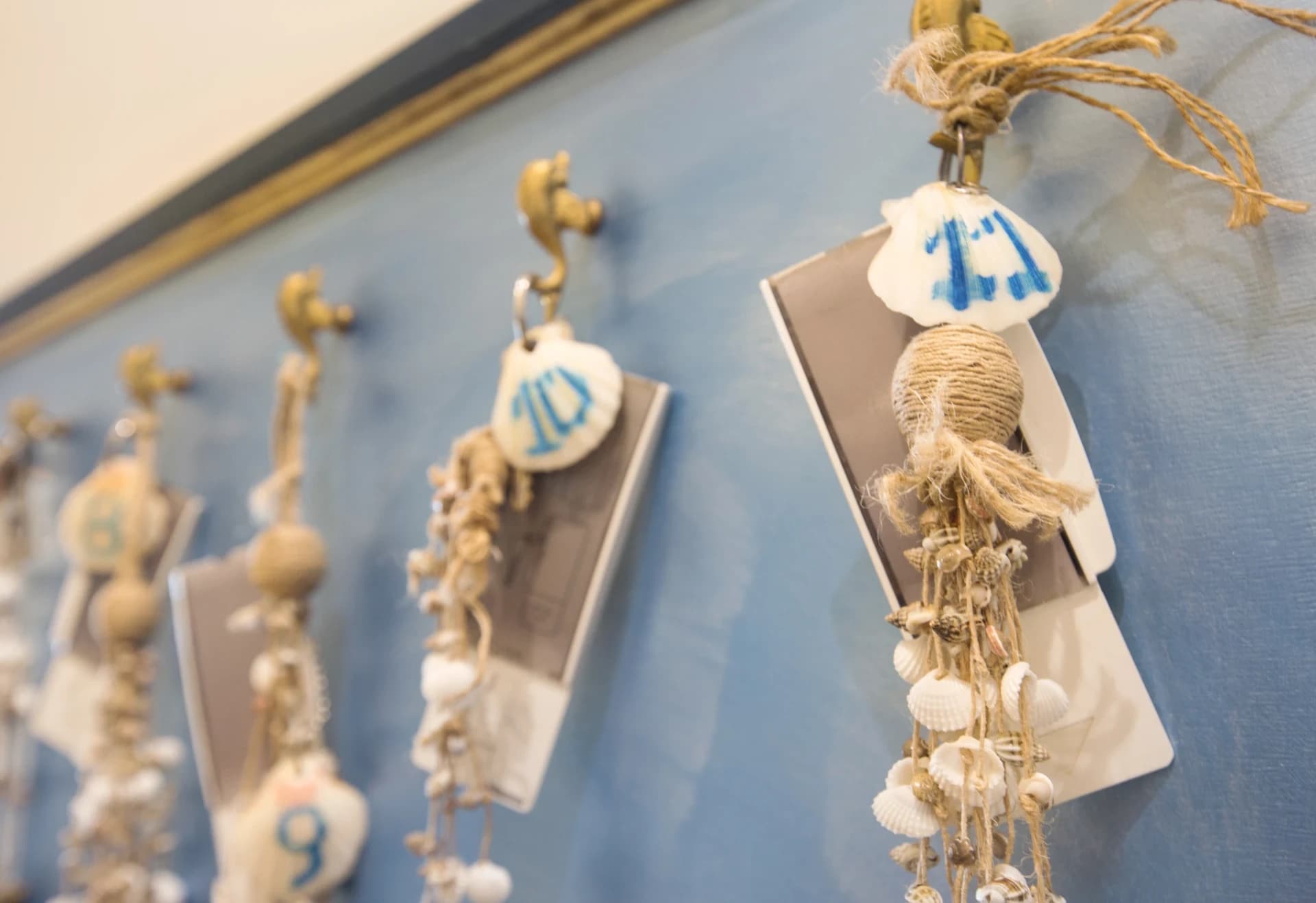Detail of the room keys