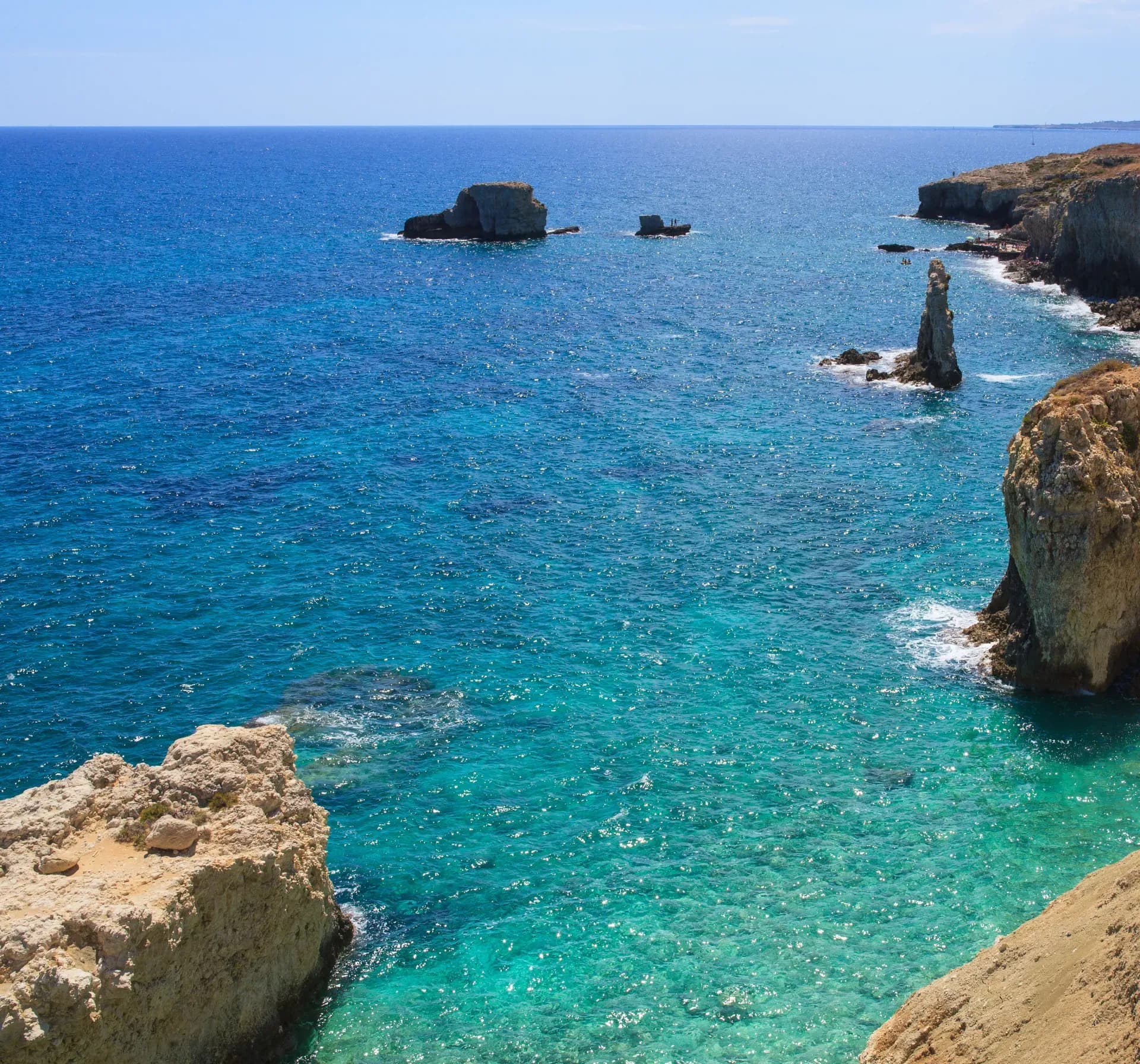 Private rocky shore